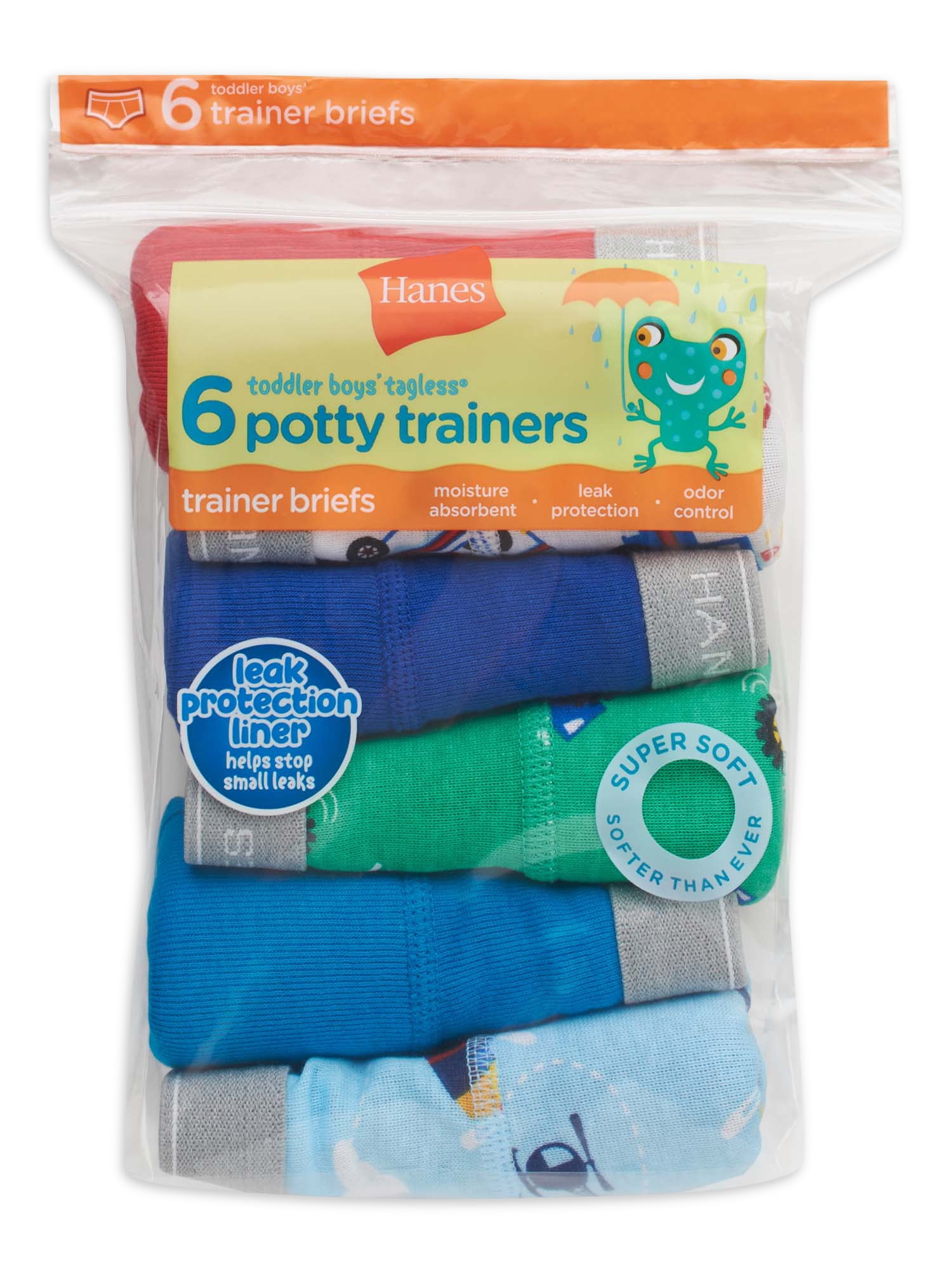  Hanes Boys Potty Trainer Boxer Briefs, 10-pack Baby And Toddler  Training Underwear, Assorted, 2-3 US: Clothing, Shoes & Jewelry