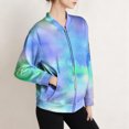 thumbnail image 7 of Vinsonshop Women Bomber Jacket Womens Zip Up Jacket Womens Jackets Casual Outerwear Zip Up Jackets for Women Outerwear for Women Womens Coats and Jackets Mint Green XL, 7 of 7
