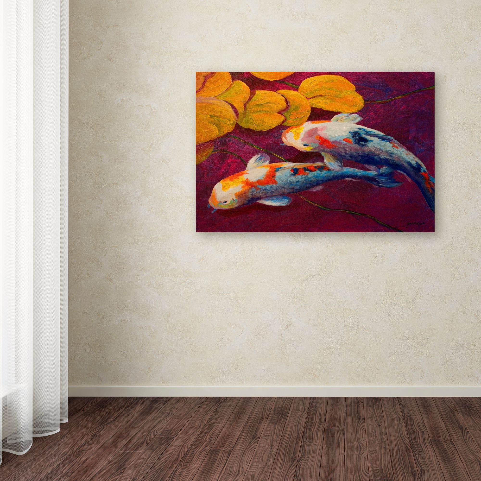 Trademark Fine Art 'Fish' Canvas Art by Marion Rose