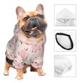 thumbnail image 3 of Fotbe Pig Sudadera con Estampado para Perros Pequeños – Suéter con Capucha para Mascotas, Tela Suave de Forro Polar con Bolsillo-Small, 3 of 7