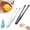 Black+Silver, variant on 2PCS Egg Chalaza Removal Tool, Stainless Steel Egg Yolk Tongs Separator, 6-Inch Multipurpose Egg Tweezers Kitchen Gadget for Professional Chefs and Bakers (Rose Gold+Gold)