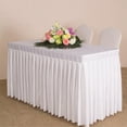 thumbnail image 2 of 2 Unidads Cubre Mesas de Tablas de Comedor Artículos de Limpieza para Hoteles Hogar perfecl Falda de mesa ajustada, 2 of 8