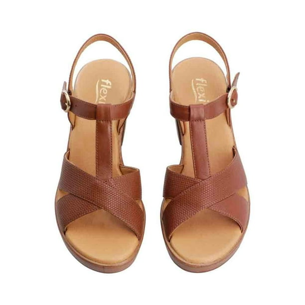 Plataforma Flexi Flexi En Linea Dama Sandalia Flexi Dama Tacón