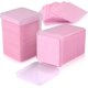 thumbnail image 1 of 400 Piezas Toallitas Quitauñas Rosadas Toallitas Removedoras de Pegamento para Pestañas Toallitas Almohadillas Botella de Pegamento No Tejido Nail Art Pestañas Toallitas Nail Art para Esmalte de Uñas, 1 of 5