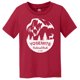 thumbnail image 1 of Camiseta de manga corta Gravity Outdoor Co. Yosemite Logo blanco Rojo 4T, 1 of 1