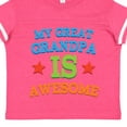 thumbnail image 4 of Inktastic My Great Grandpa is Awesome Grandkid Boys or Girls Toddler T-Shirt, 4 of 5