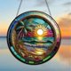 thumbnail image 4 of 3D Sunrise and Sunset Decor Stained Suncatcher for Hangings Decor, 4 of 5