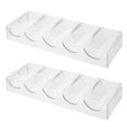 thumbnail image 4 of Poker Chip Tray Transparent Acrylic For Gamers Home Parties 2Set 8.2X3.0X1.1In, 4 of 8