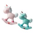 thumbnail image 3 of OULII Small Unicorns Figurines 2Pcs Resin Material Cake Decoration And Party Decor, 3 of 8