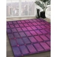thumbnail image 3 of Ahgly Company Machine Washable Indoor Rectangle Transitional Orchid Purple Area Rugs, 4' x 6', 3 of 7