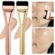 thumbnail image 1 of Brocha para base de maquillaje One Font, de plástico, ligera, ultrafina, plana, para contornos, dorada, herramienta de maquillaje imprescindible, 1 of 6
