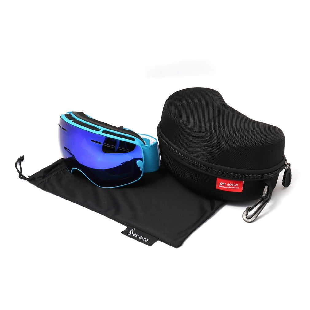 Children Snow Ski Goggles Double Lens Anti-fog Windproof Mask Eyewear for Snowboard, Outdoor Sports Protective Glasses by heartcomes