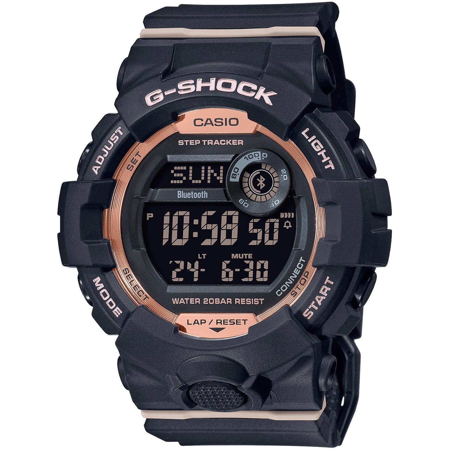 Casio GMDB8001 GSHOCK Steptracker Women Watch Rose Black