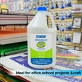 thumbnail image 2 of BAZIC White Glue 1 Gallon, Giant Bulk Refill Adhesive Craft Slime Making, 1-Pack, 2 of 7