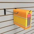 thumbnail image 3 of 10-Inch Black Slatwall Peg Hooks – Durable Metal Display Hooks for Retail, Garage & Home – Multi-Pack Options, 3 of 3