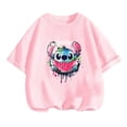 thumbnail image 3 of Camisetas para niños, ropa de Stitch, camisetas para niñas, mono de camión para niños, camisetas de manga corta de Sonic para niños, ropa de verano para niñas, 3 of 5