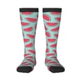 thumbnail image 2 of Picia Women Crew Soft Moisture-wicking Socks Watermelon Pattern Design Cotton Socks, One Size fit All, 2 of 9