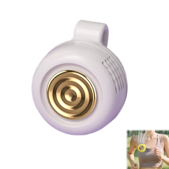 1PC Portable Bladeless Neck Fan - USB Rechargeable Personal Cooling Fan with 3 Speeds, 360° Rotatable & Hands-Free Wearable Design for Outdoor, Office & Travel