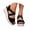 Black, variant on Orthopedic Wedge Sandals for Women 2026 Summer Dressy Trendy Platform Casual Walking Arch Support Espadrilles Wedges