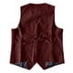 thumbnail image 3 of pstuiky Camiseta sin mangas para hombre, Top casual de moda con múltiples bolsillos y cuello en V sin mangas de color sólido para hombre Tops elegantes para mujer m, 3 of 4