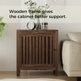 thumbnail image 5 of BARNUT Sideboard Buffet Cabinet with Storage,Farmhouse Wooden Buffet Table with Adjustable and Removable Shelf,Espresso, 5 of 6