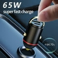 thumbnail image 4 of Lefu Mini Dual USB QC3.0 PD Car Phone Charger 65W Fast Charge Adapter Accessories, 4 of 10