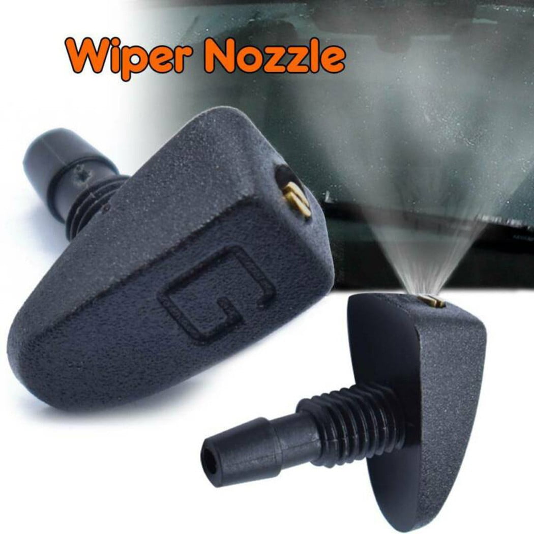 Universal Car Windshield Spray Washer Sprayer Wiper Nozzle Jet Sprinkler 2PCS