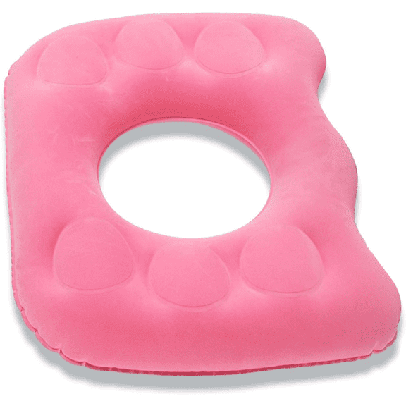HNYG Donut Pillow Seat Cushion, Inflatable Seat Cushion for Postpartum Pregnancy Hemorrhoids, Sciatica Hip Coccyx Pain Relief Desk,Seat Cushion for Office