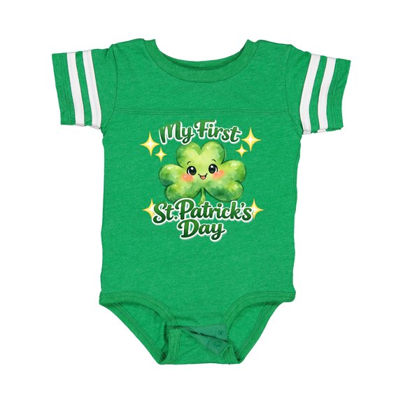 Inktastic My First St. Patrick's Day Shamrock Boys or Girls Baby Bodysuit