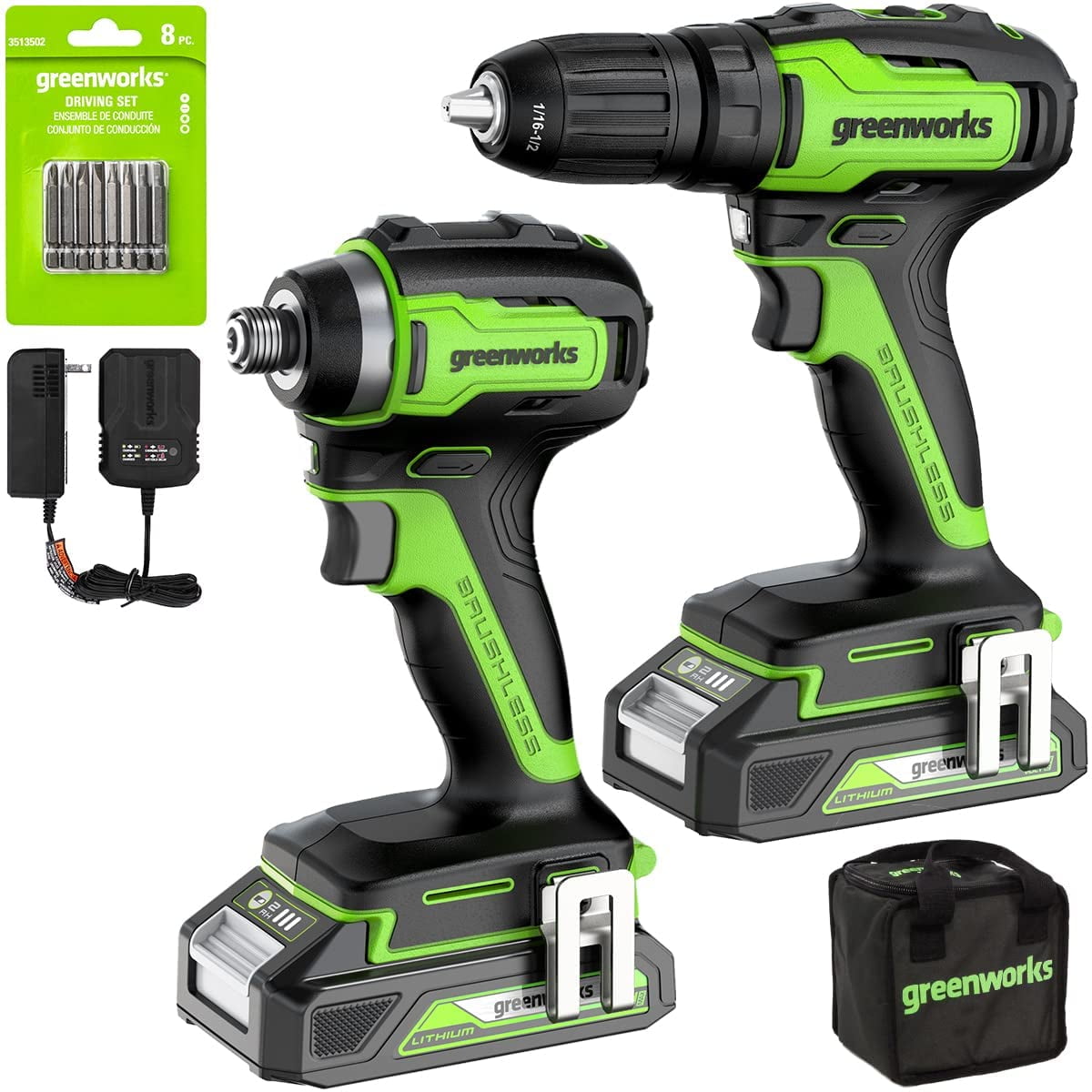 Greenworks 24V Brushless 1/2\