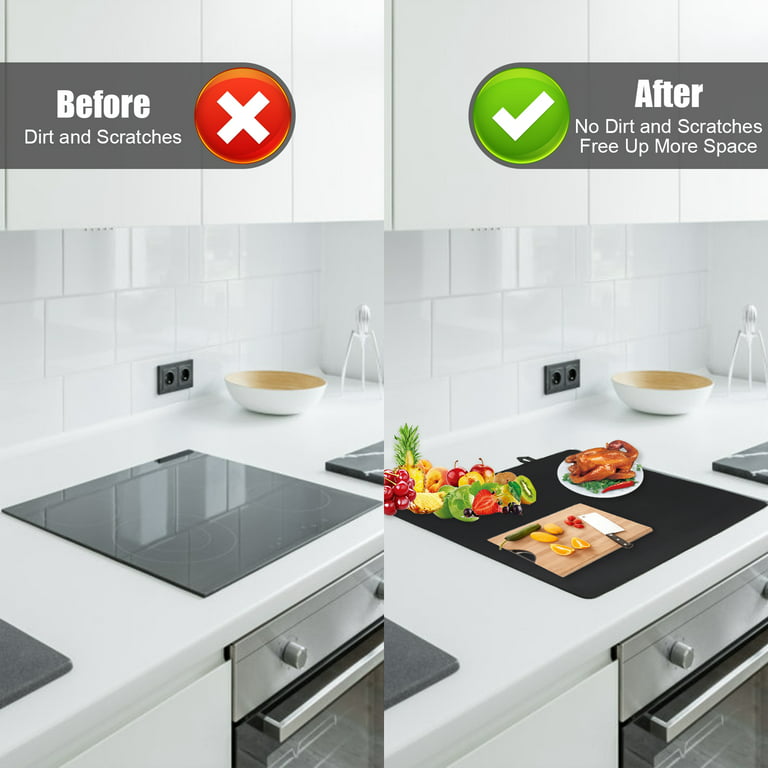 The Larsic Stove Cover Prevents Scratches on Glass Stovetops
