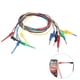 thumbnail image 5 of Riwesomey 1 Set Test Hook Wires 4mm Testing Flexible Connector Clamp Clips Cable for Multimeter Electrical Device Maintenance Type2 NO2 Riwesomey TO002507-00, 5 of 6
