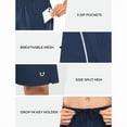 thumbnail image 5 of NORTHYARD Men's 7" Running Athletic Shorts with Zipper Pockets Workout Short, Sizes S-2XL, 5 of 8