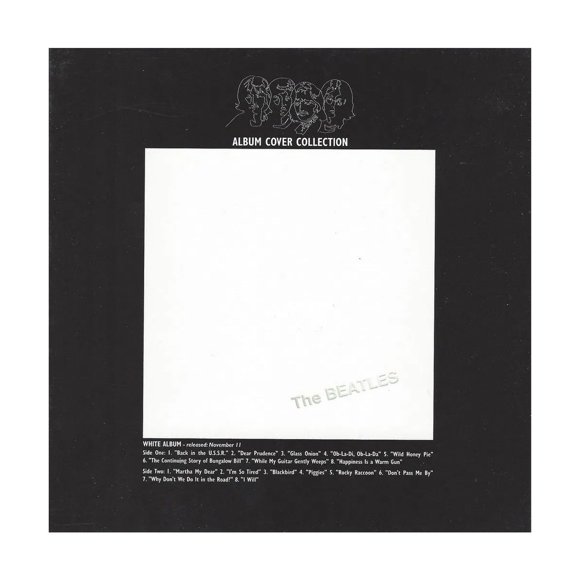 The Beatles White Album Greetings Card