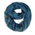 thumbnail image 4 of Vintage Embellished Paisley Sequin Infinity Scarf Circle Loop, 4 of 10