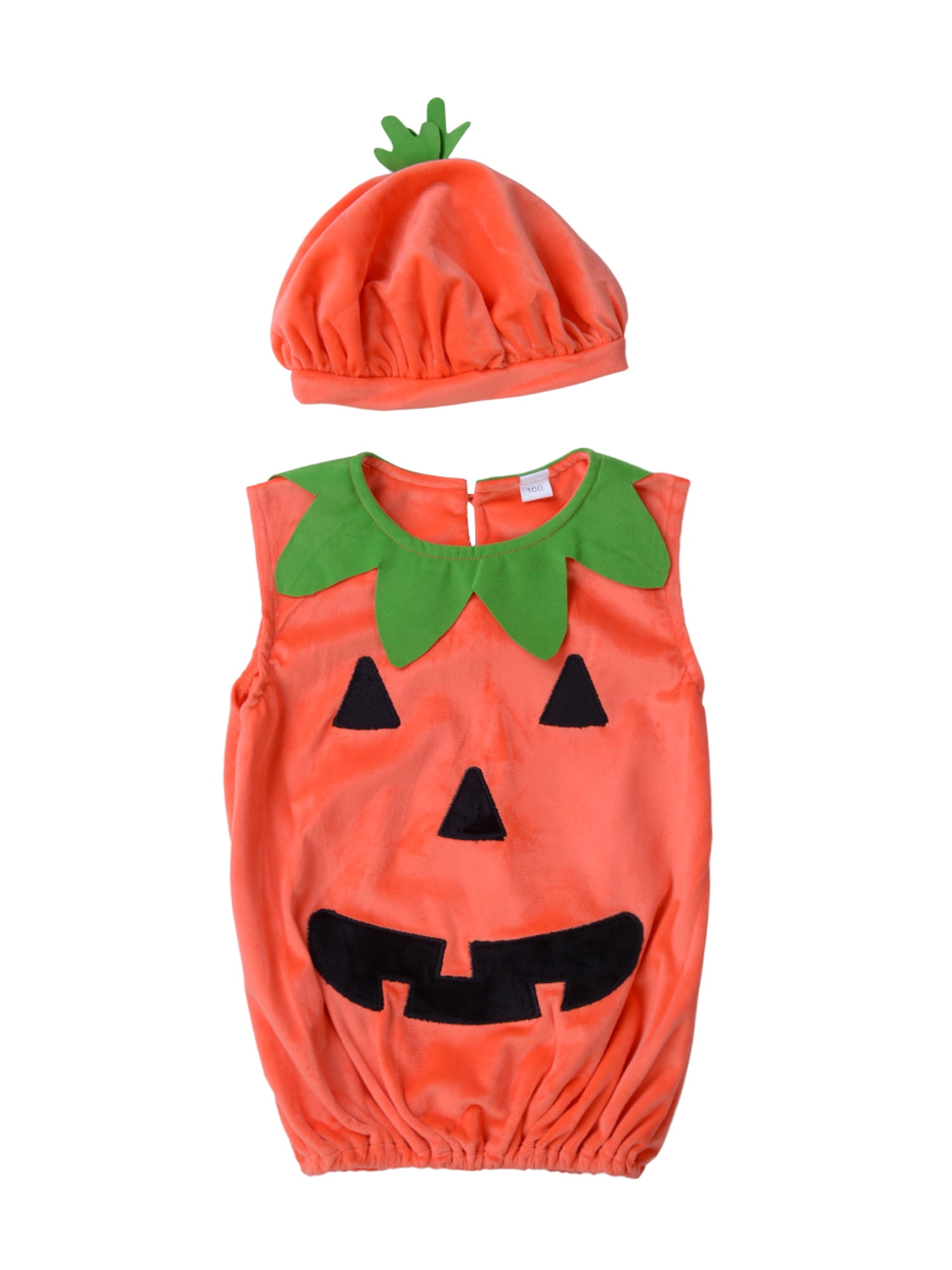 toddler/ Halloween/Fancy/dress/Outfit/girks/boys 3pc Pumpkin Costume 