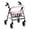 Cherry Blossoms, variant on HELLHERO Floral Pattern Rollator Walker Seat Covers, Removable Dust Proof Rollator Seat Back Cover with Soft Fabric, Easy Fit Rollator Walker Seat and Backrest Covers
