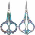 thumbnail image 1 of Dsseng 2Inch Stainless Steel Scissors Silver Sewing Embroidery Scissors Small Precision Detail Scissors Vintage Shears Sharp Cutter for Fabric Paper Cutting Craft Art Work DIY Tool DIY, 1 of 9