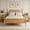 Cherry, variant on DUHOME Bobbin Solid Wood Platform Bed, Vintage Turned Wood Four Poster Bed Frame with Headboard & Footboard, Wooden Slat Support, No Box Spring Needed, Bedroom Bed