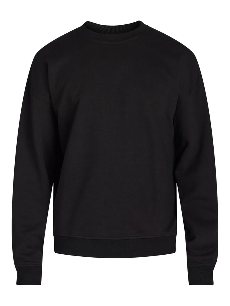 No Boundaries Oversized Fleece Crewneck Sweatshirt - Walmart.com