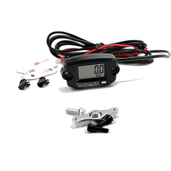 Works Connection 37-200 Tach/Hour Meter/Clock with Maintenance Timer & 37-205 Mount Kit