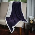 thumbnail image 4 of Lavish Home Plush Corduroy Sherpa Throw, 4 of 9