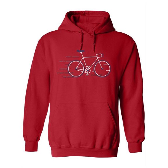Bike Drawing Hoodie Women -Image by Shutterstock, Female XX-Large