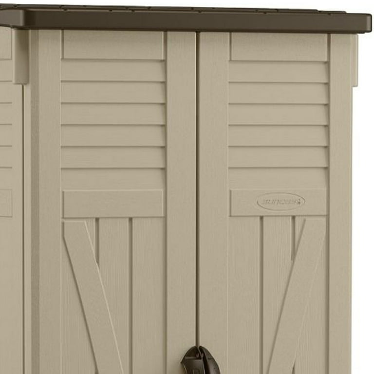 Suncast X Resin Vertical Storage Shed With Floor Kit Ace , 49 OFF