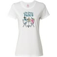 thumbnail image 3 of Inktastic Tea Time In Paris-Colorful French Poodles Women's T-Shirt, 3 of 5