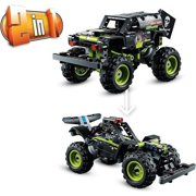 Lego Technic Kids 2 in 1 Monster Jam Grave Digger Building Toy, 212 Piece