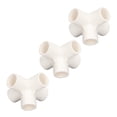 thumbnail image 3 of Conector de Tubería de 5 Vías 10 Piezas Accesorios Laterales Conector de Tubería de 5 Vías Conector de Tubería de Codo de PVC de 25 Mm para Muebles Carpa de Invernadero ANGGREK Otros, 3 of 8
