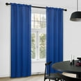 thumbnail image 5 of Deconovo Rod Pocket Blackout Curtains for Bedroom, 2 Panels, Thermal Insulated, 38"x45", Royal Blue, 5 of 8