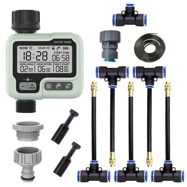 Temporizador La Manguera Tiempo Riego Controlador Universal Spray (5 M)