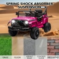 thumbnail image 6 of Arnahaishe 12V Electric Jeep, Battery Powered Ride-On Toy Truck for Kids 1-4, Pink, 6 of 8